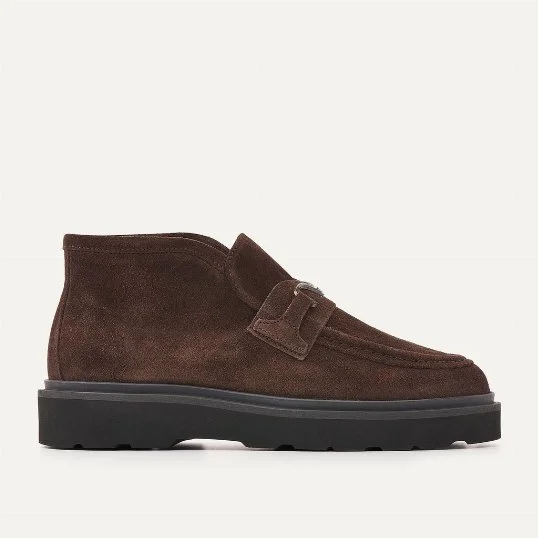Loafer Ella Monroe Dark Brown Suede