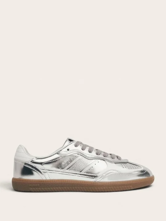 Sneaker Rife Shimmer Silver Cream