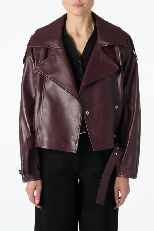 Lederjacke Yuria Fig
