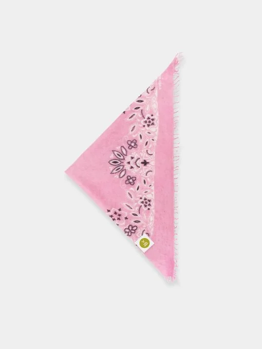 Tuch Bandana Calvina Paisley X mit Fransen
