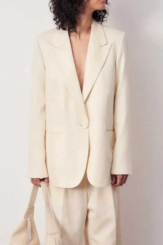 Blazer Bao in Off White
