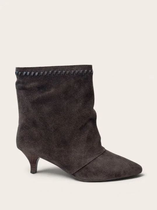 Stiefelette Maeve Suede Dark Brown