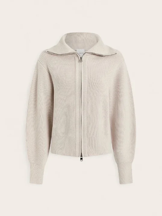 Strickjacke Enrico Knit Silver Birch