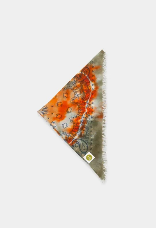Tuch Bandana Paisley Ice Dye B