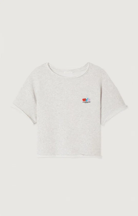 T-Shirt Atubay in Arctic Melange