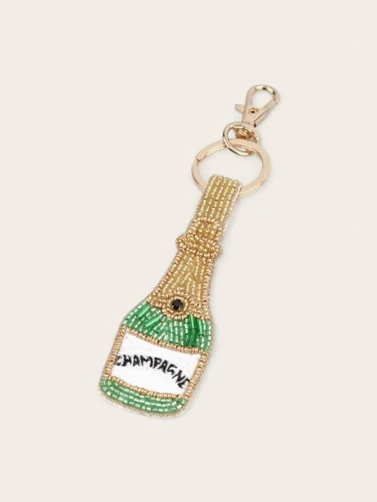 Schlüsselanhänger Champagnerflasche
