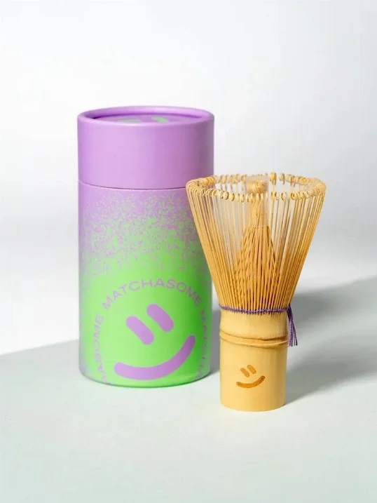 Matcha Besen Happy Classic Lila
