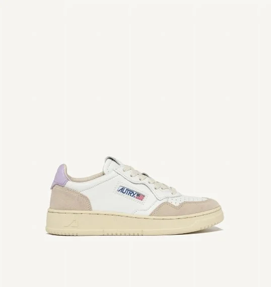 Sneaker Leather Suede Lilac