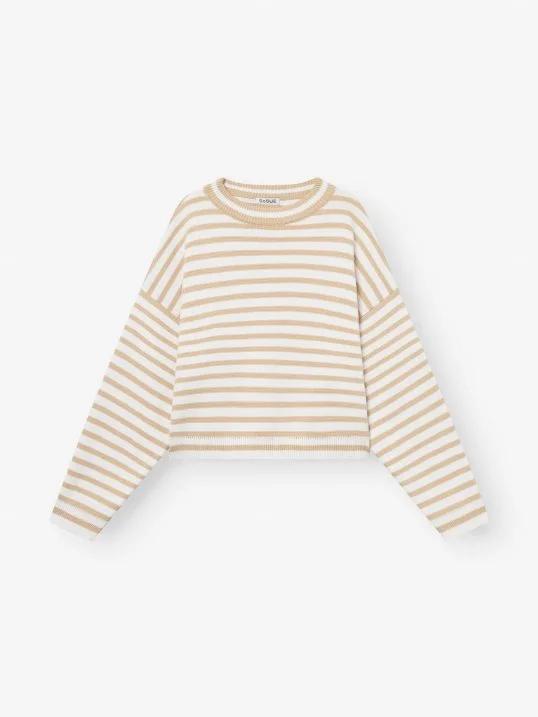 Pullover Sailor Beige Offwhite
