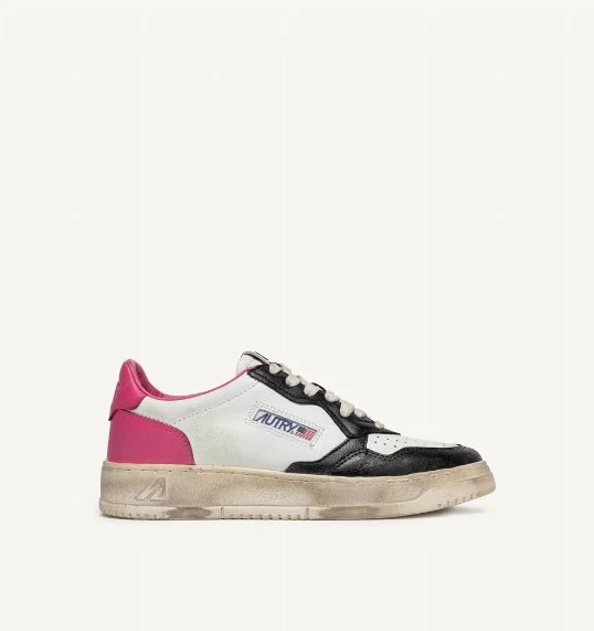 Sneaker Super Vintage Black/Pink