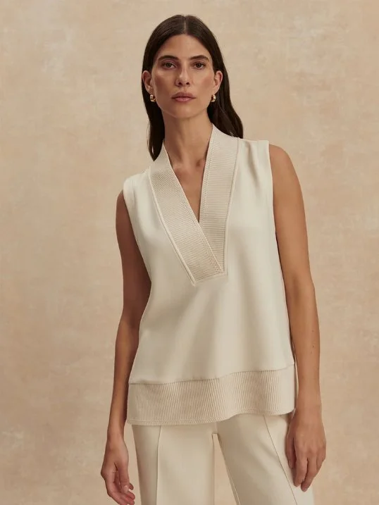 Top Freida V-Neck Tank Pristine