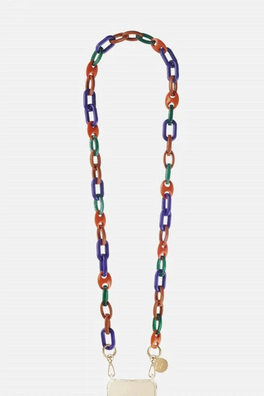 Handykette Alma Violet et Orange