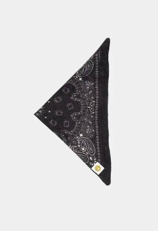 Tuch Bandana Calvina Paisley V Black/White