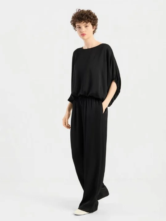Bluse Cowboy Shiny Black