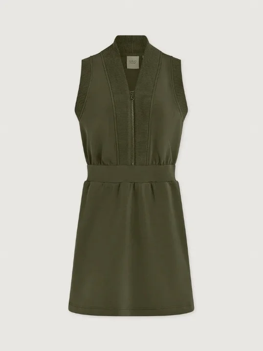 Kleid Polyanna Half Zip Thyme