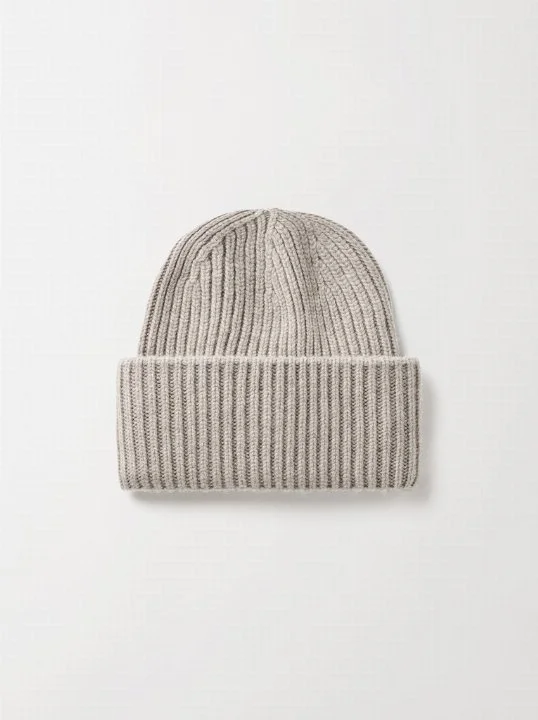 Mütze Ripped Beanie Greige