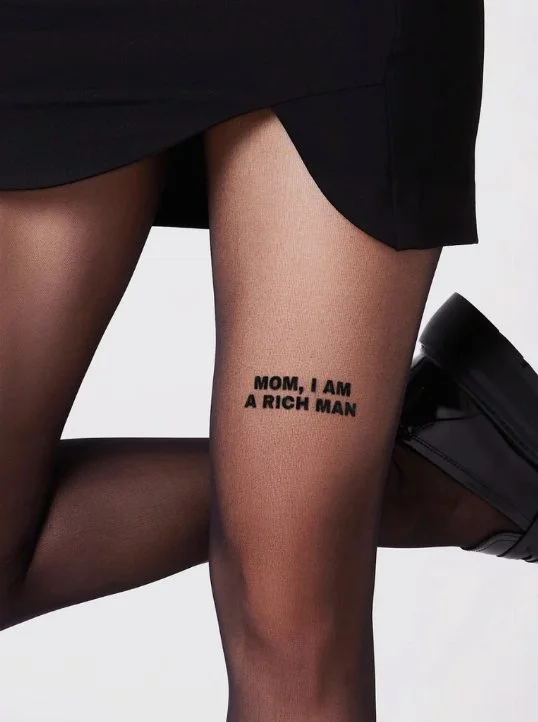 Strumpfhose Mom I Am A Ritch Man