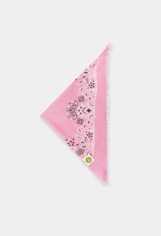 Tuch Bandana Calvina Paisley X mit Fransen