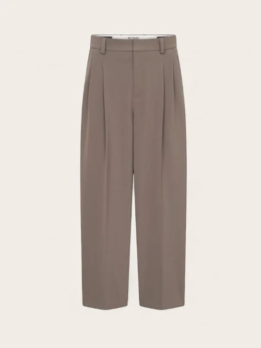 Noa Crop in Taupe